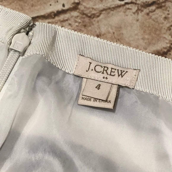 J Crew Metallic Shimmer Striped Skirt - Picture 8 of 8